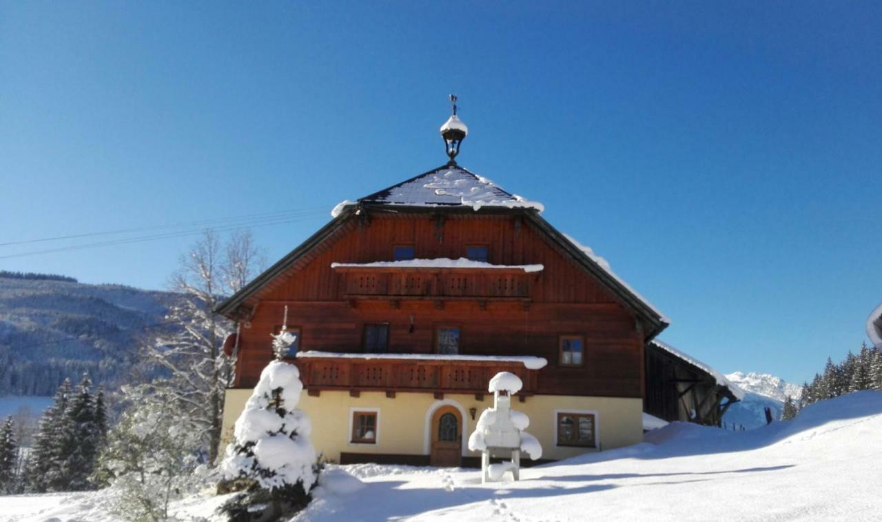 Kiblerhof Appartement Russbach am Pass Gschütt Buitenkant foto